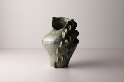 soft relief study vase 06 | Vases & Vessels by Ashley Perez