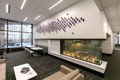Purple Cloud | Sculptures by Carolina Sardi | Principal Financial Group in Des Moines