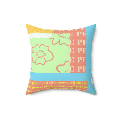 "All This Peace" Pillow | Pillows by Peace Peep Designs