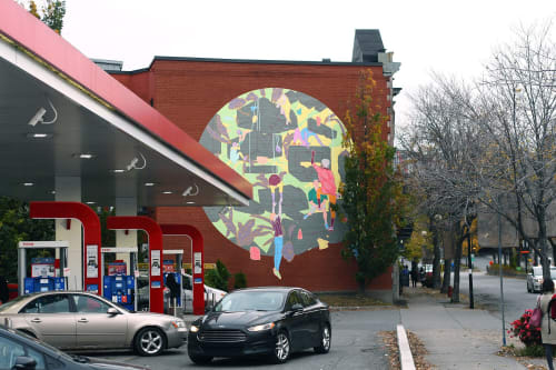 Crux | Street Murals by DORAS | Sylvestre Painchaud et associés in Montréal