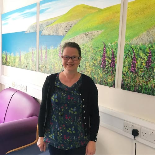 Painting installations | Oil And Acrylic Painting in Paintings by Becca Clegg | Frimley Park Hospital in Frimley