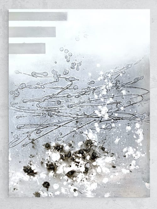 White noise /3 | Oil And Acrylic Painting in Paintings by Cristina Dalla Valentina