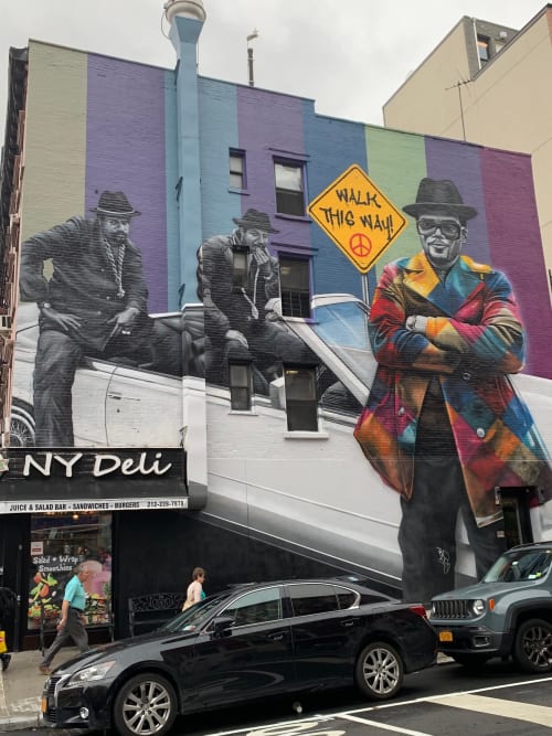 Kobra's RUN-D.M.C. Mural | Street Murals by Eduardo Kobra | NY Grill & Deli in New York