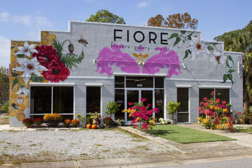 Fiore of Pensacola | Street Murals by Cindy Mathis Murals and Fine Art