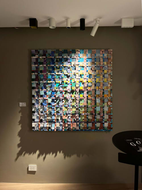 3d concertina collage | Sculptures by Paola Bazz | Fiorluce s.n.c. di Fioranzato Silvano & C. in Padova