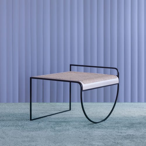 SW Side Table, Cane | Tables by soft-geometry | Soft-geometry Studio in San Jose