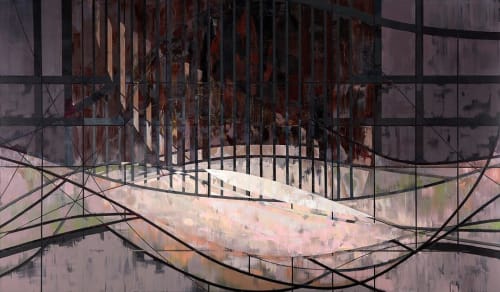 Interactive Waves | Oil And Acrylic Painting in Paintings by Seçil Art Studio London