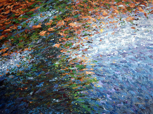 New England Reflection | Oil And Acrylic Painting in Paintings by DANIELA PASQUALINI
