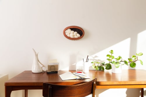 Adobe | Wall Sculpture in Wall Hangings by Keyaiira | leather + fiber