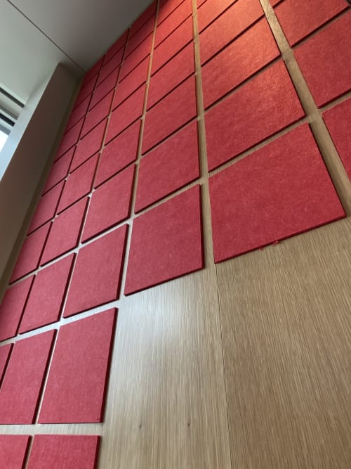 DASH Sound Dampening Wall | Wall Treatments by NINE O | Mountain America Credit Union in Rexburg