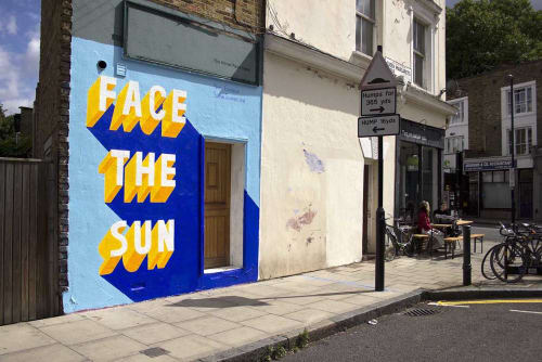 Face The Sun | Street Murals by Survival Techniques