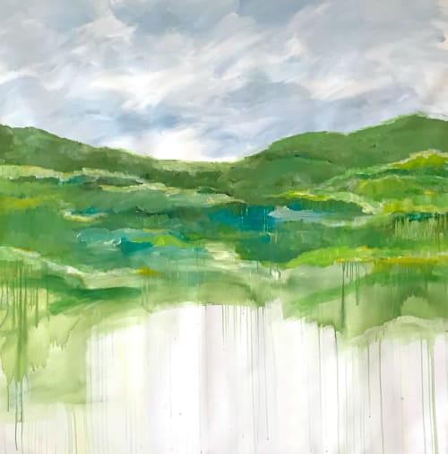 SOLD 'HiGHLANDS' original landscape painting by Linnea Heide | Paintings by Linnea Heide contemporary fine art