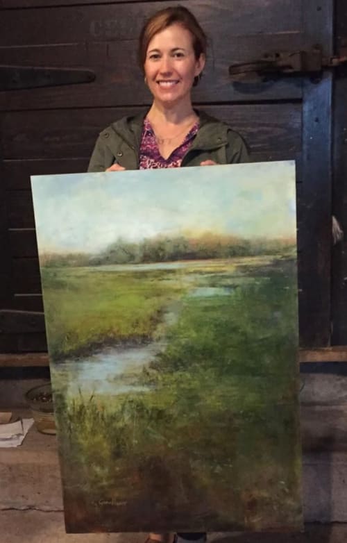 Fine Art by Gina Hecht by Gina Hecht Fine Art seen at Brewery Pottery