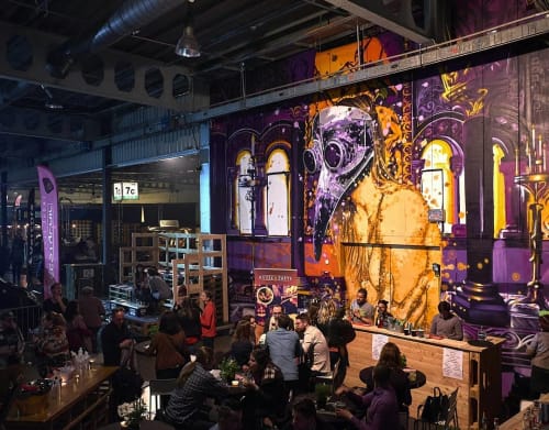 Springbreak Mural | Murals by Raphael Gindt | LuxExpo The Box in Luxembourg