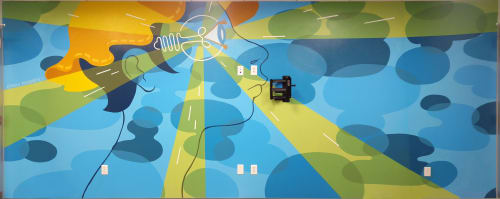 Innovation | Murals by Emily Alvarez | Bridge Space in Lee's Summit