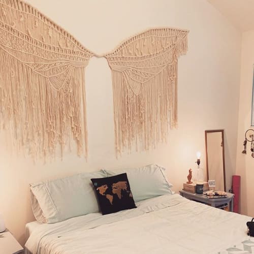 Macrame Wandering Wings | Macrame Wall Hanging in Wall Hangings by Rosie the Wanderer