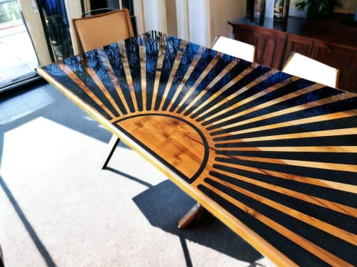 Epoxy Dining Table, Epoxy Resin Table, Epoxy Wood Table | Tables by Innovative Home Decors