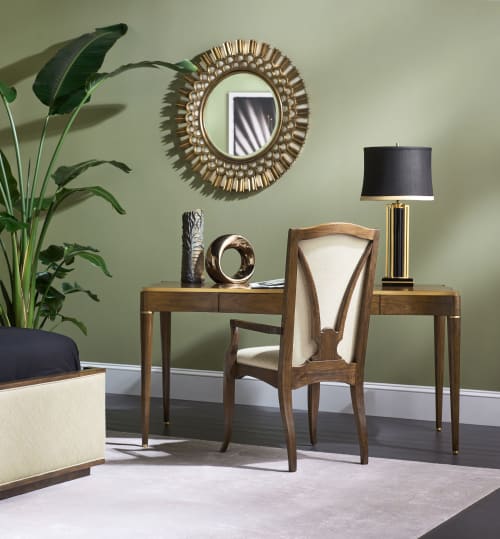 Berkley Burst Gilded Hanging Wall Mirror | Furniture by Jonathan Charles Fine Furniture