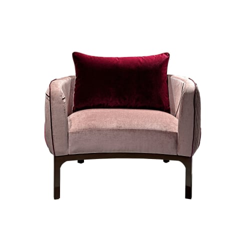 Romantic Velvet Armchair | Chairs by Luisa Peixoto Design