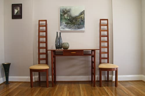 Entry Table and Chairs | Tables by Darren Oates Fine Furniture