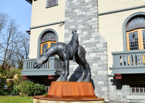 Equestrian Monument | Sculptures by David Robinson