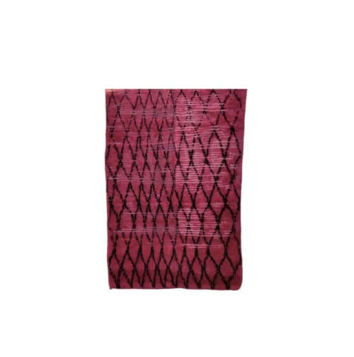 Vintage red Moroccan rug, 3.70/10.4 | Runner Rug in Rugs by Marrakesh Decor