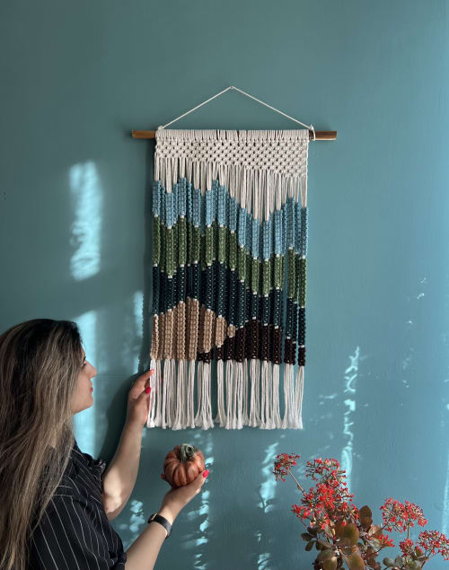 Macrame Wall Hanging, Boho Wall Decor, Handwoven Tapestry | Wall Hangings by Sepi