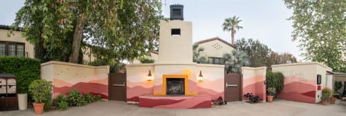 "Aliento y Florescencia" @ Estancia La Jolla Hotel & Spa | Murals by Stefanie Bales Fine Art | Estancia La Jolla Hotel & Spa in San Diego