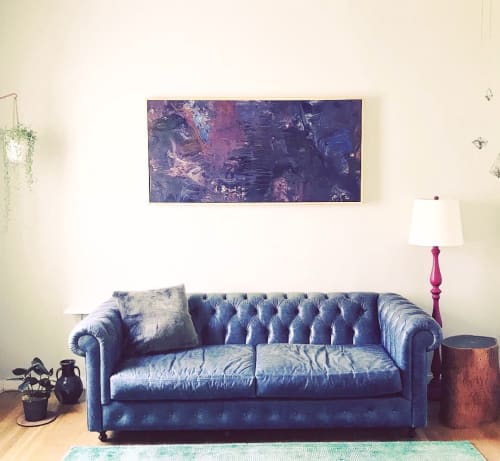 Charoite | Oil And Acrylic Painting in Paintings by Elmira Lilic