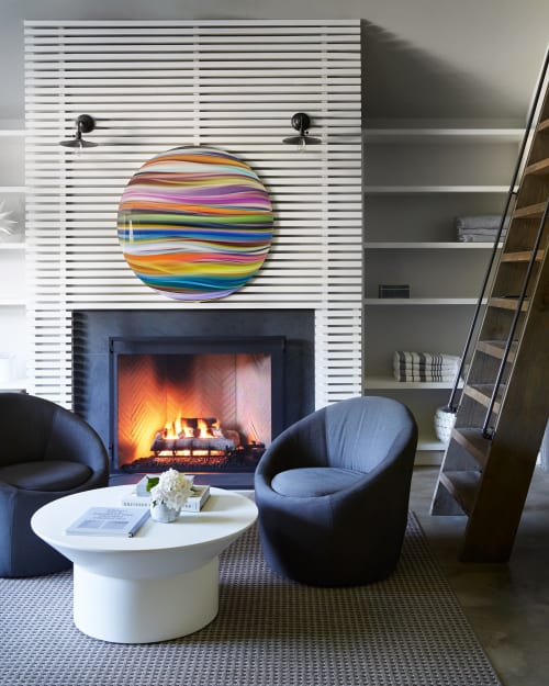 Watermill Pool House Art | Paintings by Irene Mamiye | Private Residence - Water Mill in Water Mill
