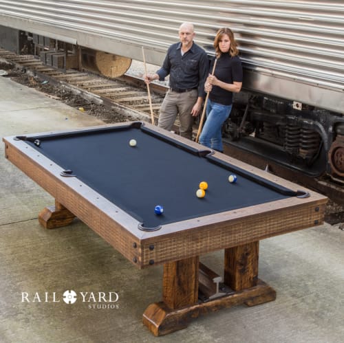 Rail Yard Pool Table | Tables by Rail Yard Studios | Rail Yard Studios - Custom Furniture Designers and Builders in Nashville