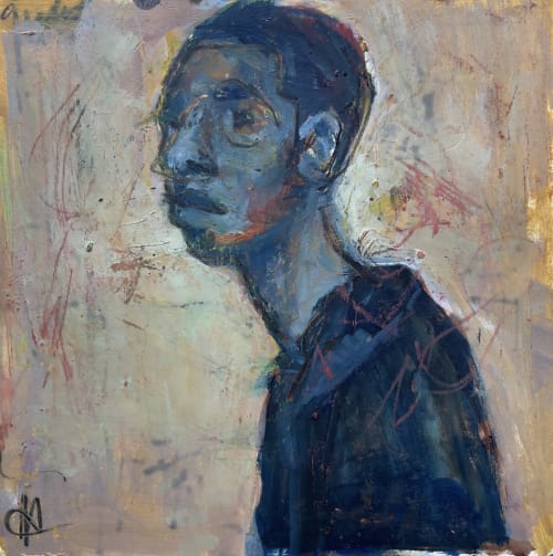 boy blue | Mixed Media in Paintings by Ian Hargrove