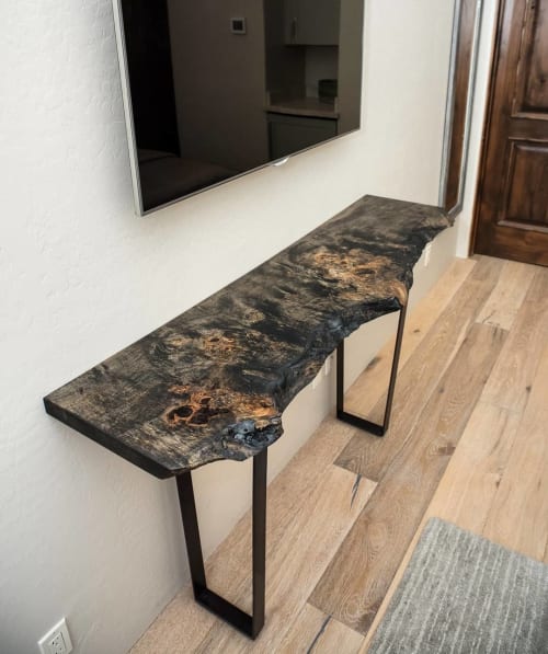 Maple Console | Furniture by Lumberlust Designs | Private Residence, Troon North in Scottsdale