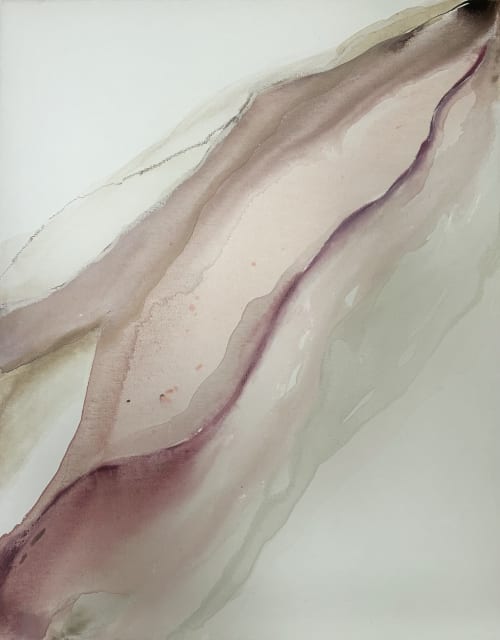 Bisou | Oil And Acrylic Painting in Paintings by Studio Maison Art by Heather O’Donovan