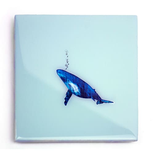 Coaster Set — Whales | Tableware by 204 Haus Crafters