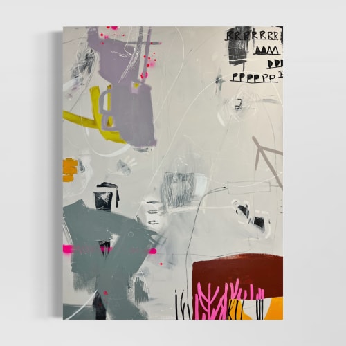 Rapt | Oil And Acrylic Painting in Paintings by Sarah Finucane