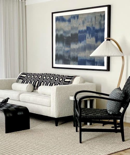 Glacier Streams - Commission | Tapestry in Wall Hangings by Jessie Bloom