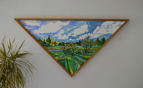 Afternoon | Paintings by Nikki Pilgrim | Private residence in Tauranga