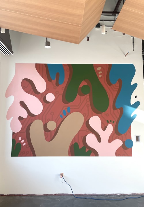 Interior Corporate Mural | Murals by Beth Bru Art