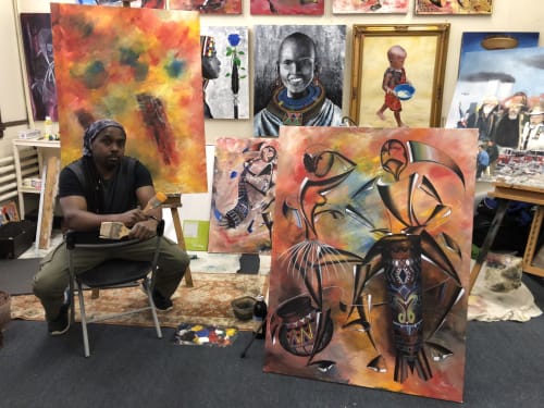 Mdundiko | Paintings by Mwenye painter