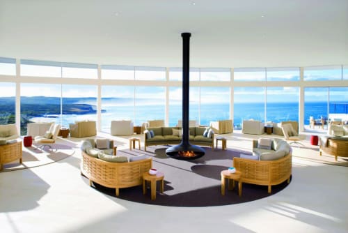 Gyrofocus Fireplace | Fireplaces by European Home | Southern Ocean Lodge in Kingscote