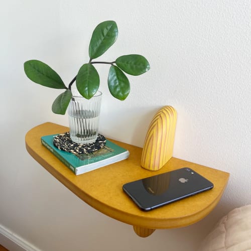 Keeper Floating Wall Shelf | Nightstand | Entryway Catch All | Shelving in Storage by Companion Works