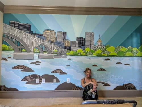 A Day on Gervais | Murals by Girls Who Paint Murals | Varia at Oakcrest in Columbia