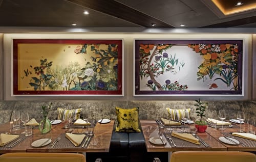 Pollinators: Fons | Wall Hangings by Maëlle Doliveux Illustration | Seabourn in Seattle