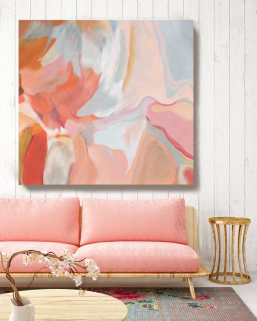 Environmental Vibrations 9. Oil on Canvas | Paintings by Irena Orlov | Private Residence / Los Angeles, CA in Los Angeles