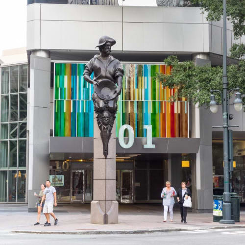 Commerce | Public Sculptures by Kaskey Studio LLC | Independence Square in Charlotte