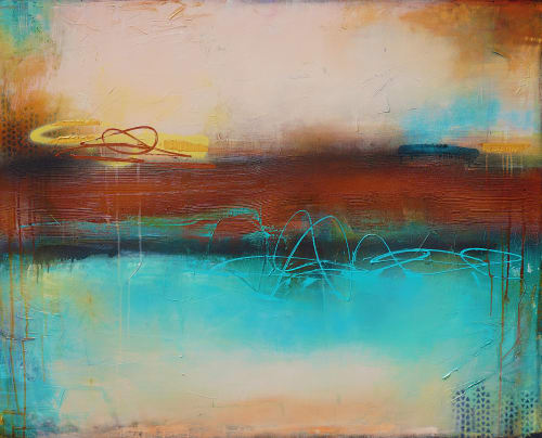 Red Rock Enchantment | Oil And Acrylic Painting in Paintings by Tara Catalano Studios