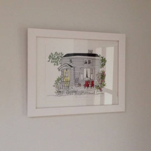 "House" Art Print | Paintings by Emma FitzGerald