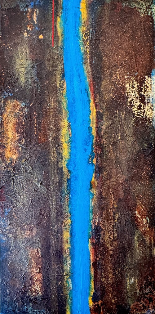 Kingman | Oil And Acrylic Painting in Paintings by Ingrid Oliphant