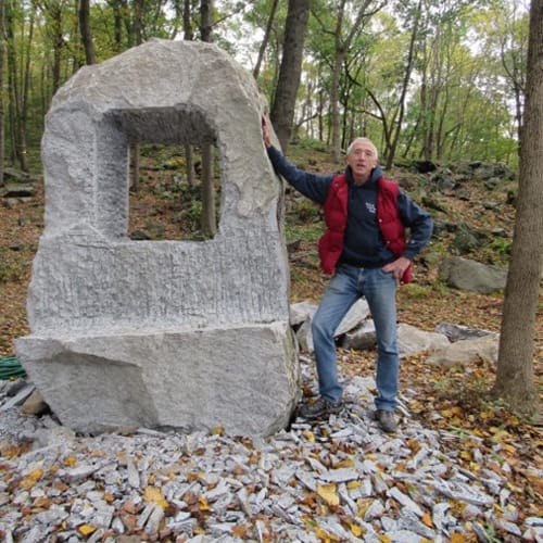 Window to the Past | Public Sculptures by Rock and A Soft Place Studios | Crystal Park 協和山莊 in Holmes